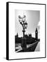 Royal Lamppost UK and Houses of Parliament and Westminster Bridge - Big Ben - London - England-Philippe Hugonnard-Framed Stretched Canvas