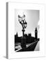 Royal Lamppost UK and Houses of Parliament and Westminster Bridge - Big Ben - London - England-Philippe Hugonnard-Stretched Canvas