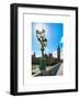 Royal Lamppost UK and Houses of Parliament and Westminster Bridge - Big Ben - London - England-Philippe Hugonnard-Framed Art Print