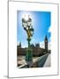 Royal Lamppost UK and Houses of Parliament and Westminster Bridge - Big Ben - London - England-Philippe Hugonnard-Mounted Art Print