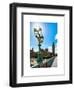 Royal Lamppost UK and Houses of Parliament and Westminster Bridge - Big Ben - London - England-Philippe Hugonnard-Framed Art Print