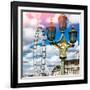 Royal Lamppost UK and London Eye - Millennium Wheel and River Thames - City of London - UK-Philippe Hugonnard-Framed Photographic Print