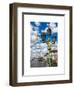 Royal Lamppost UK and London Eye - Millennium Wheel and River Thames - City of London - UK-Philippe Hugonnard-Framed Art Print