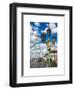 Royal Lamppost UK and London Eye - Millennium Wheel and River Thames - City of London - UK-Philippe Hugonnard-Framed Art Print