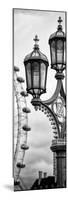 Royal Lamppost UK and London Eye - Millennium Wheel - London - England - Door Poster-Philippe Hugonnard-Mounted Photographic Print