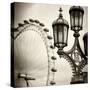 Royal Lamppost UK and London Eye - Millennium Wheel - London - England - United Kingdom - Europe-Philippe Hugonnard-Stretched Canvas