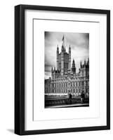 Royal Lamppost UK and London Eye - Millennium Wheel - London - England - United Kingdom - Europe-Philippe Hugonnard-Framed Art Print