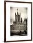 Royal Lamppost UK and London Eye - Millennium Wheel - London - England - United Kingdom - Europe-Philippe Hugonnard-Framed Art Print