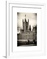 Royal Lamppost UK and London Eye - Millennium Wheel - London - England - United Kingdom - Europe-Philippe Hugonnard-Framed Art Print