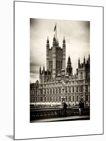 Royal Lamppost UK and London Eye - Millennium Wheel - London - England - United Kingdom - Europe-Philippe Hugonnard-Mounted Art Print
