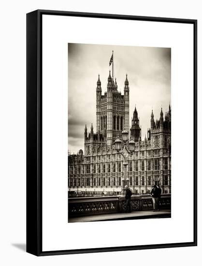 Royal Lamppost UK and London Eye - Millennium Wheel - London - England - United Kingdom - Europe-Philippe Hugonnard-Framed Stretched Canvas