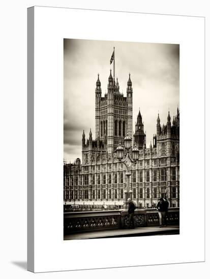 Royal Lamppost UK and London Eye - Millennium Wheel - London - England - United Kingdom - Europe-Philippe Hugonnard-Stretched Canvas