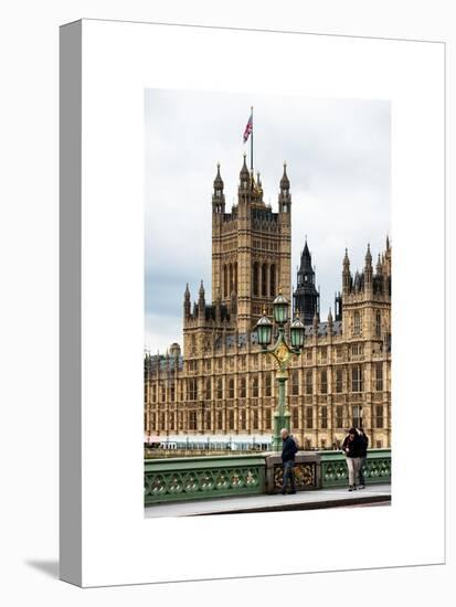 Royal Lamppost UK and London Eye - Millennium Wheel - London - England - United Kingdom - Europe-Philippe Hugonnard-Stretched Canvas