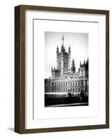 Royal Lamppost UK and London Eye - Millennium Wheel - London - England - United Kingdom - Europe-Philippe Hugonnard-Framed Art Print