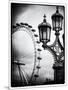 Royal Lamppost UK and London Eye - Millennium Wheel - London - UK - England - United Kingdom-Philippe Hugonnard-Mounted Photographic Print