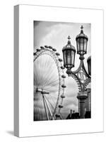 Royal Lamppost UK and London Eye - Millennium Wheel - London - UK - England - United Kingdom-Philippe Hugonnard-Stretched Canvas