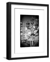 Royal Lamppost UK and London Eye - Millennium Wheel - London - UK - England - United Kingdom-Philippe Hugonnard-Framed Art Print