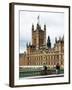 Royal Lamppost UK and the Palace of Westminster - London - UK - England - United Kingdom - Europe-Philippe Hugonnard-Framed Photographic Print