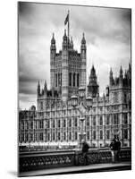 Royal Lamppost UK and the Palace of Westminster - London - UK - England - United Kingdom - Europe-Philippe Hugonnard-Mounted Photographic Print