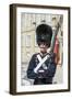 Royal Life Guard, Amalienborg, Winter Home of the Danish Royal Family, Copenhagen, Denmark-Michael Runkel-Framed Photographic Print