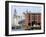 Royal Liver Building and Albert Docks, UNESCO World Heritage Site, Liverpool, Merseyside, England, -Chris Hepburn-Framed Photographic Print