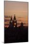 Royal Liver Building at Dusk, Liverpool, Merseyside, England, UK-Paul McMullin-Mounted Photo