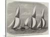 Royal London Yacht Club Cutter-Match, the Niobe, Sphinx, and Vindex Off Coalhouse Point-Edwin Weedon-Stretched Canvas