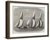 Royal London Yacht Club Cutter-Match, the Niobe, Sphinx, and Vindex Off Coalhouse Point-Edwin Weedon-Framed Giclee Print