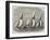 Royal London Yacht Club Cutter-Match, the Niobe, Sphinx, and Vindex Off Coalhouse Point-Edwin Weedon-Framed Giclee Print