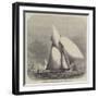 Royal London Yacht-Club Match, the Phryne Winning at Gravesend-Edwin Weedon-Framed Giclee Print