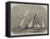 Royal London Yacht Club Match, the Sphinx and Volante Rounding at Southend-Edwin Weedon-Framed Stretched Canvas