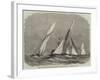 Royal London Yacht Club Match, the Sphinx and Volante Rounding at Southend-Edwin Weedon-Framed Giclee Print