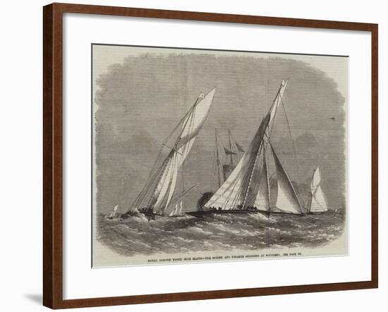 Royal London Yacht Club Match, the Sphinx and Volante Rounding at Southend-Edwin Weedon-Framed Giclee Print