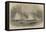 Royal London Yacht Club Match, the Start from Erith-Edwin Weedon-Framed Stretched Canvas