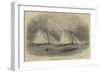 Royal London Yacht Club Match, the Start from Erith-Edwin Weedon-Framed Giclee Print