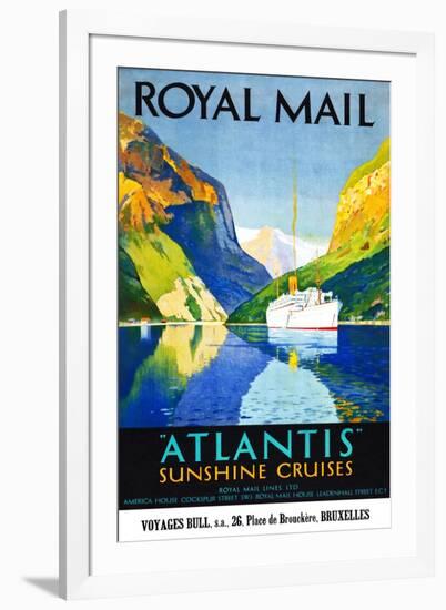 Royal Mail "Atlantis"-Percy Padden-Framed Art Print