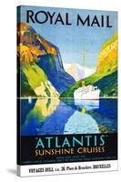 Royal Mail "Atlantis"-Percy Padden-Stretched Canvas