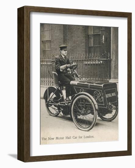 Royal Mail Car for London in the Reign of Edward VII-null-Framed Photographic Print