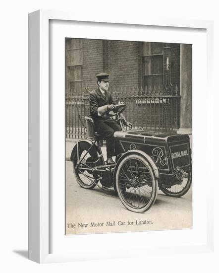 Royal Mail Car for London in the Reign of Edward VII-null-Framed Photographic Print