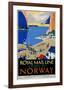 Royal Mail Cruises, Norway-Daphne Padden-Framed Art Print
