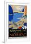 Royal Mail Cruises, Norway-Daphne Padden-Framed Art Print