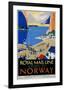 Royal Mail Cruises, Norway-Daphne Padden-Framed Art Print