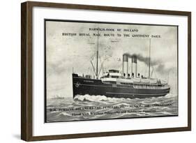 Royal Mail Line, R.M. Turbine Steamer St Petersburg-null-Framed Giclee Print