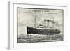 Royal Mail Line, R.M. Turbine Steamer St Petersburg-null-Framed Giclee Print