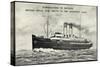 Royal Mail Line, R.M. Turbine Steamer St Petersburg-null-Stretched Canvas