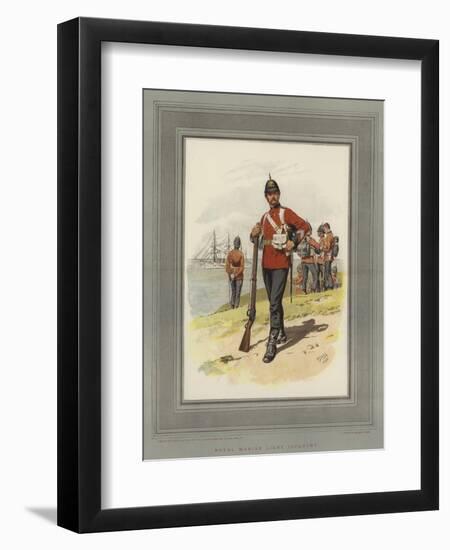 Royal Marine Light Infantry-Frank Dadd-Framed Giclee Print