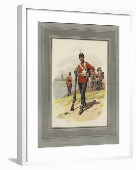 Royal Marine Light Infantry-Frank Dadd-Framed Giclee Print