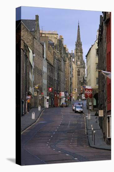 Royal Mile, Edinburgh-Vittoriano Rastelli-Stretched Canvas