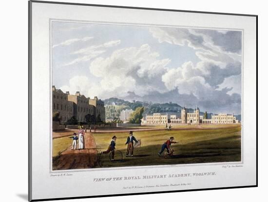 Royal Military Academy, Woolwich, Kent, 1821-George Hawkins-Mounted Giclee Print