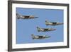 Royal Moroccan Air Force Alpha Jets Flying over Morocco-Stocktrek Images-Framed Photographic Print